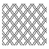 York Wallcoverings WA7716 Waverly Classics Hampton Trellis Wallpaper, Ebony/Ivory [並行輸入品]