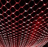 KRISMILEN 2600 Led 8M x 10Mネットワークランタンアウトドアレッドガーデン妖精弦感謝祭バレンタインデークリスマス