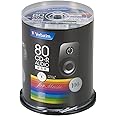 Verbatim バーベイタム 音楽用 CD-R 80分 100枚 ホワイトプリンタブル 48倍速 MUR80FP100SV1