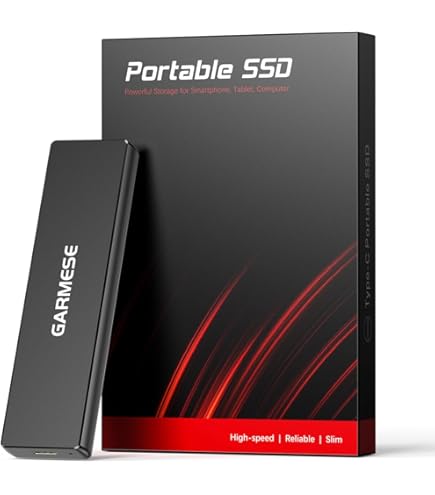Vansuny Externe SSD 500GB - Ultra Schnelle Portable Festplatte Mit USB-C