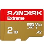 SanDisk Extreme PRO 2TB microSDカード+SDアダプター