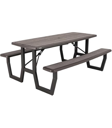 Amazon.co.jp: 【LIFETIME】フォルディングピクニックテーブル (ライト