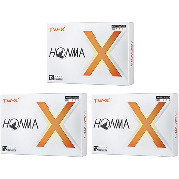 HONMA TW-X ゴルフボール 3ダース　36球 楽天市場】【 送料無料 ！ 3ダースセット 】ホンマ 本間 TW-X TW-S