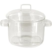 Amazon｜トレードワン 耐熱製ガラス鍋 1.9L 30966｜両手鍋 オンライン通販