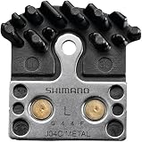 SHIMANO(シマノ) メタルパッド(J04C)フィン付&押えバネ 割りピン付