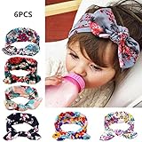 HBF キッズ ヘアアクセサリー ヘッドバンド 髪飾り 髪留め カチューシャ 柔らか リボン キッズ 赤ちゃん ベビー 出産祝い 誕生日 プレゼント お宮参り 6点セット