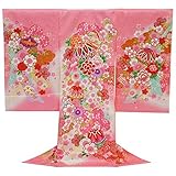 お宮参り 着物 女の子 初着 産着 正絹 毬 まり 桜 ピンク 女児 祝着 一つ身 着物タウン 3370-00931