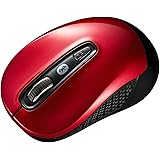 サンワサプライ Bluetooth5.0 ブルーLEDマウス(レッド) MA-BTBL29RN