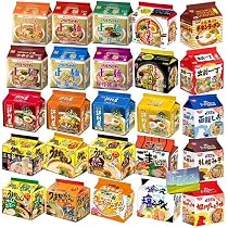 Amazon.co.jp: インスタント 袋ラーメン 6種類 6袋 30食詰め合せ