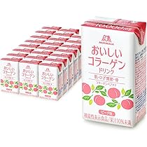 Amazon | 森永製菓 おいしいコラーゲンドリンク 125ml 24本 ピーチ味