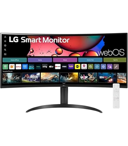 Amazon.co.jp: LG 34SR63QA-W 34インチ スマートカーブモニター