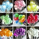 LuxBene(TM) 新しいの100pcs /ロット10インチの1.2グラム/個ラテックスバルーンヘリウム肥厚パール祝賀パーティー結婚式誕生日バルーンホット販売C85