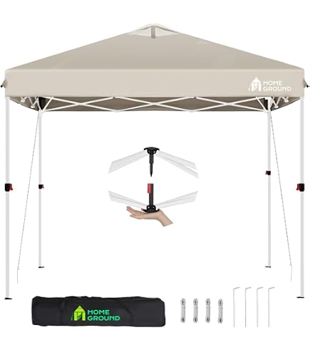 Amazon | ワンタッチタープテント 2.5m×2.5m セントラルロック式 3