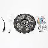 イドミせ ledテープ RGB 防水 5m 300連SMD5050 黒ベース イルミネーション 正面発光 12V