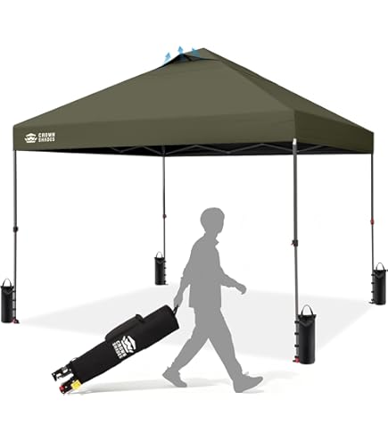 Amazon | ABCCANOPY ワンタッチ タープテント 3m×3m 2m×2m 大型 風抜け