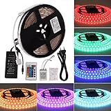 Roleadro RGB 12V Flexible LED Strip Light Rope Light Indoor Color Changing LED Tape Lights with Cont