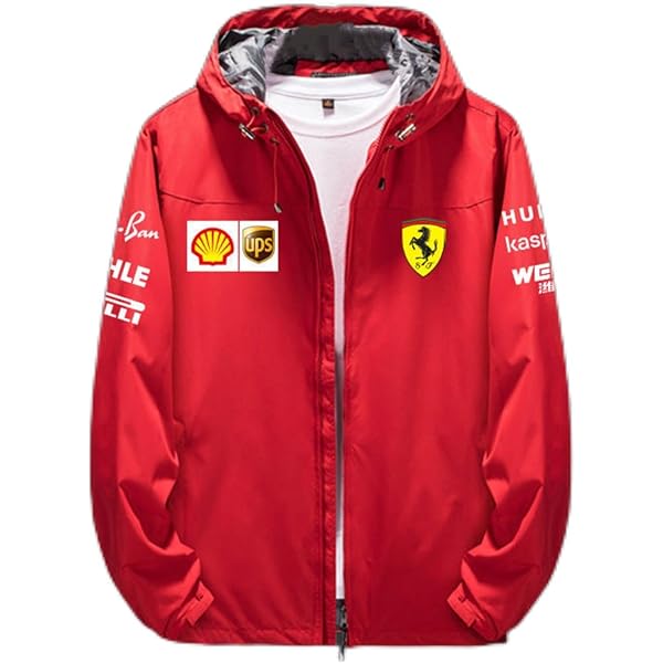 Ferrari 70周年記念 ジャケット M 赤 メンズ フェラーリ スタイル MT7 トラックジャケット[品番