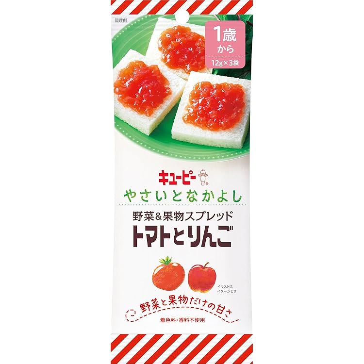 Amazon.co.jp: キユーピー やさいとなかよし 野菜&果物スプレッド