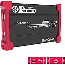 Amazon.co.jp: Basicolor キャプチャーボードSwitch対応1080P 60FPS