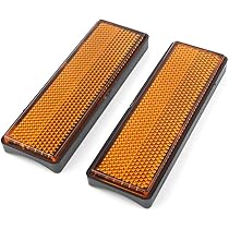 ゴールド リフレクター 長方形 Amazon | GZYF バイク 汎用 フロントフォーク リフレクター