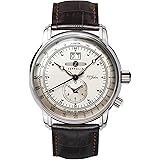 [ツェッペリン] 腕時計 Special Edition 100 Years 100周年記念 シルバー 文字盤 ステンレススチール クォーツ Quartz Dual Time デュアルタイム 42.3MM ドイツ Watch 7640-1N メンズ 