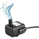 LEDGLE 水中ポンプ 小型 ミニ 排水ポンプ 池 水槽 循環 潜水 USB給電 静音 揚程 1M DC5V 吐出量180L/H
