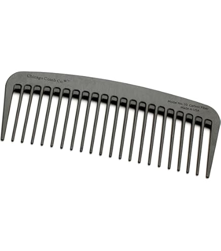 Amazon | Chicago Comb Model 14 カーボンファイバー 米国製 静電気
