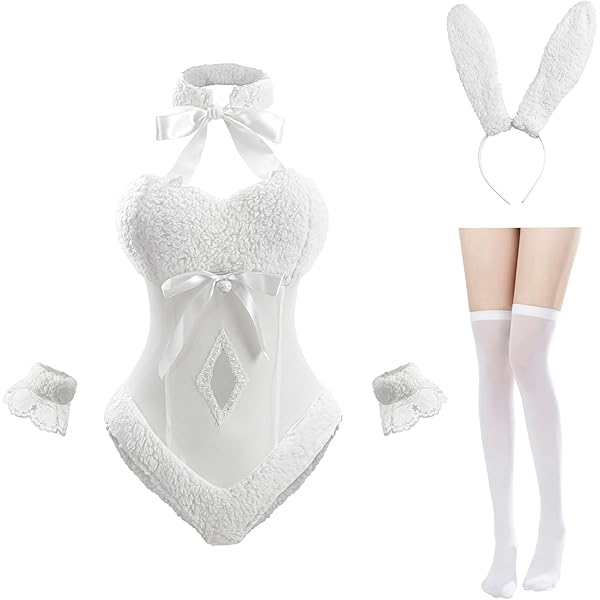 Amazon.co.jp: [Malymoon] コスプレ バニー レザー うさ耳 バニー