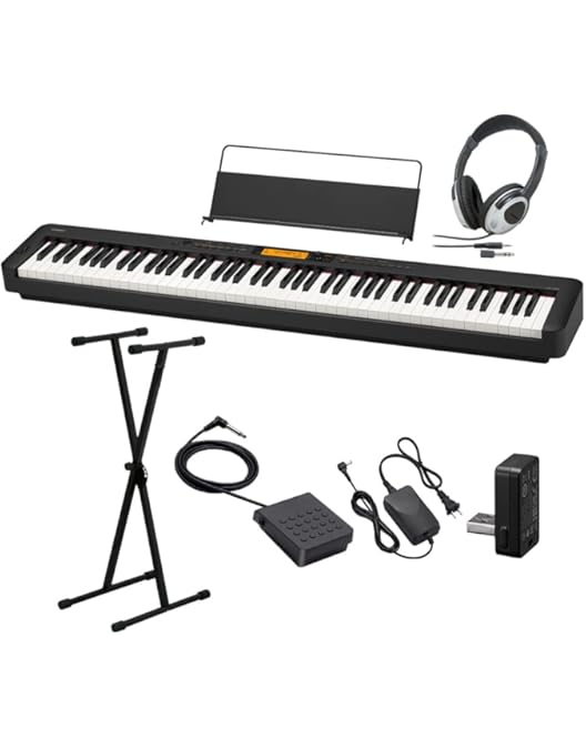 Amazon | CASIO CDP-S300 電子ピアノ 88鍵盤 ヘッドホン・Xスタンド 