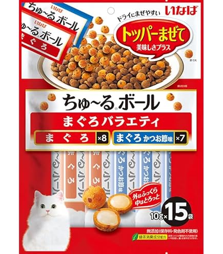 Amazon.co.jp: いなば ちゅ～るトッパー ドライ チキン味 120g×4