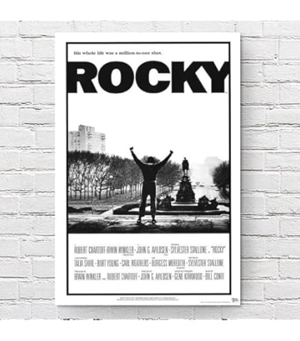 Amazon.co.jp: Buy ART FOR LESS公式ライセンス ロッキー1 映画