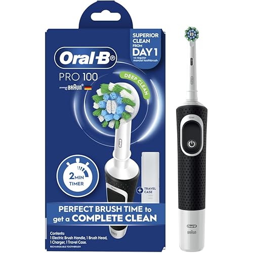 Oral-B Pro 100 Deep Clean Electric Toothbrush, Black