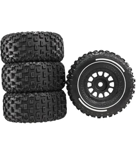 Amazon | RC クローラー タイヤ 4 個 1/12 および 1/16 スケール RC