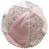 《オールシーズン対応》(日本製) Pample Mousse(パンプルムース) 水玉&小花柄 裏地UVカット帽子 44cm/PK NO.DP-71606