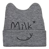 ニット帽子 ハット ベビーキャップ 動物 ウシ風 0-2歳 可愛い ベビー帽子 お耳付き ツイスト 出産/百日祝い 記念写真 出かけ 春 夏 秋 新生児 赤ちゃん 2カラー