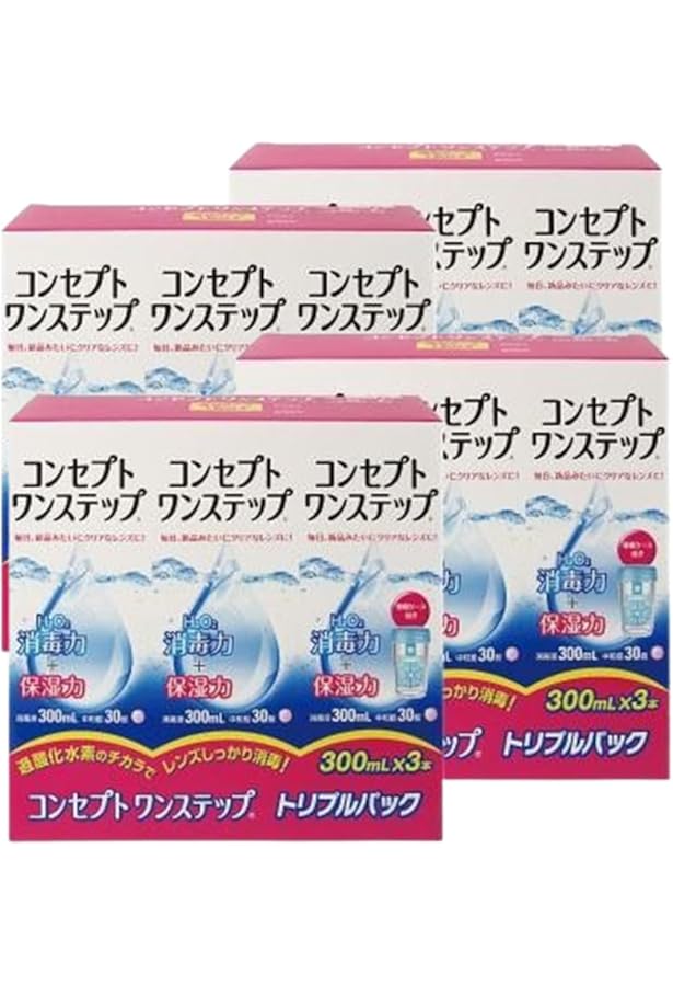 ACUVUE コンセプトワンステップ 300ml。 （12箱） Amazon | 【医薬部外品】コンセプトワンステップ300ml×12本（使用期限1
