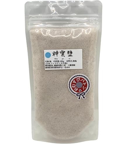 Amazon.co.jp: 神宝塩 (神寶鹽) 正規品 500g（新パッケージ） 天然