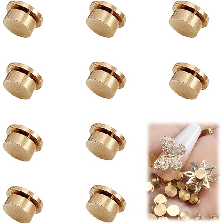 Amazon | QuickYen ネイルパーツ スピナー 10個セット 回転 台座