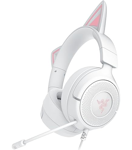 Amazon.co.jp: 猫耳ヘッドホン（猫耳取り外し可能） ゲーミングヘッド