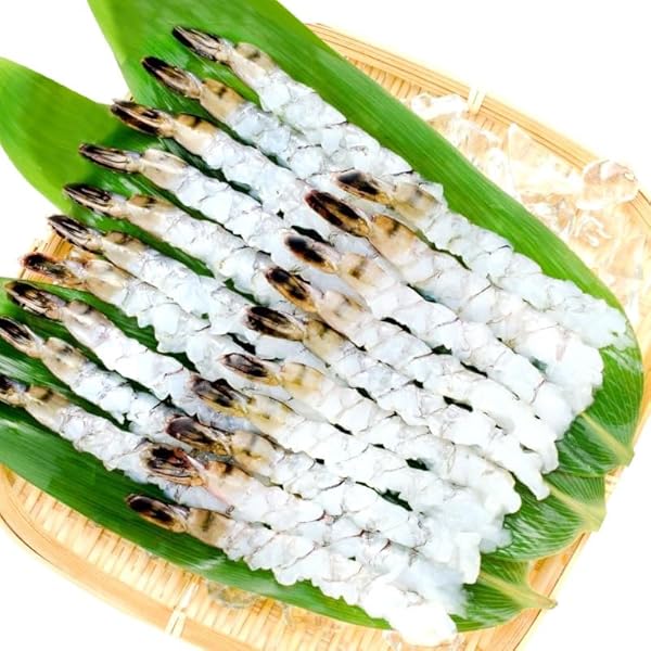 Amazon.co.jp: 築地の王様 伸ばし生海老 （26/30・20尾）丁寧な下処理