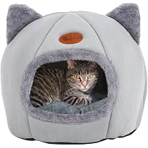 Amazon.co.jp: NSK 猫ベッド ペットベッド キャットハウス ドーム型