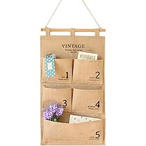 Amazon.co.jp: NEMISO ウォールポケット 壁掛け式 吊り下げ 収納