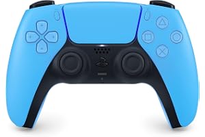 【純正品】DualSense ワイヤレスコントローラー スターライト ブルー(CFI-ZCT2J05) 【Amazon.co.jp限定】 PS5用コントローラー充電ケーブル3m