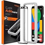 Spigen AlignMaster 全面保護 ガラスフィルム Google Pixel 4 用 ガイド枠付き Google Pixel4 用 保護 フィルム フルカバー 1枚入