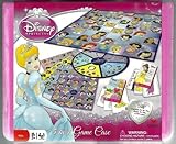 Disney Princess 5 in 1 Game Case: Checkers, Tic Tac Toe, Bingo, Go Fish, Old Maid (with Pink Carryin