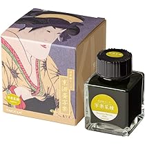 『瞳（まなざし）』　水彩肉筆画 Amazon | TACCIA 万年筆用インク 水性染料 浮世絵インク 東洲斎