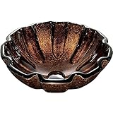 VIGO Walnut Shell Glass Vessel Bathroom Sink [並行輸入品]