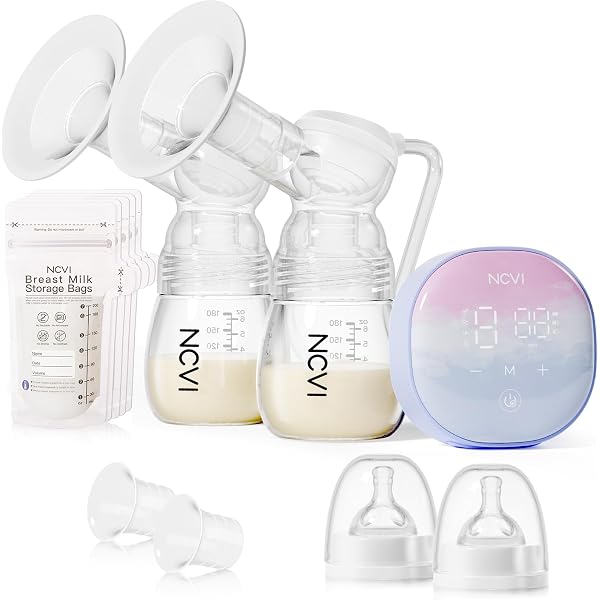NCVI Replacement Flanges 21mm Compatible With 8780/8782/ 8100/8102/8122/8116/8128/8129, Breast Pump Accessories, BPA Free, 2 PCS (21mm Flange
