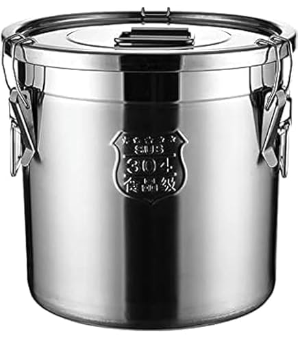 Amazon.co.jp: OBAKETSU ひのき蓋 ライスストッカー 30kg HRS30A