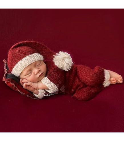 Amazon.co.jp: TinaLexia 0-1ヶ月 クリスマス サンタコスチューム